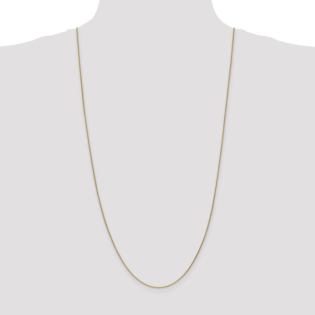 14k 1mm Round Open Link Cable Chain-PEN53-30