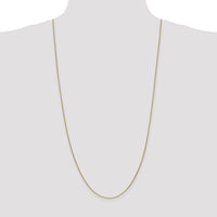 14k 1mm Round Open Link Cable Chain-PEN53-30