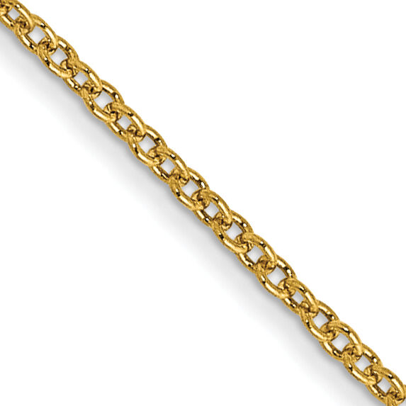 14k 1mm Round Open Link Cable Chain-PEN53-26