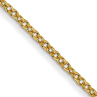 14k 1mm Round Open Link Cable Chain-PEN53-30