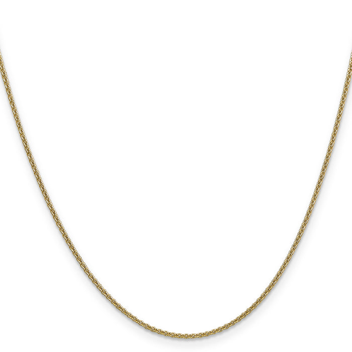 14k 1.4mm Round Open Link Cable Chain-PEN54-26