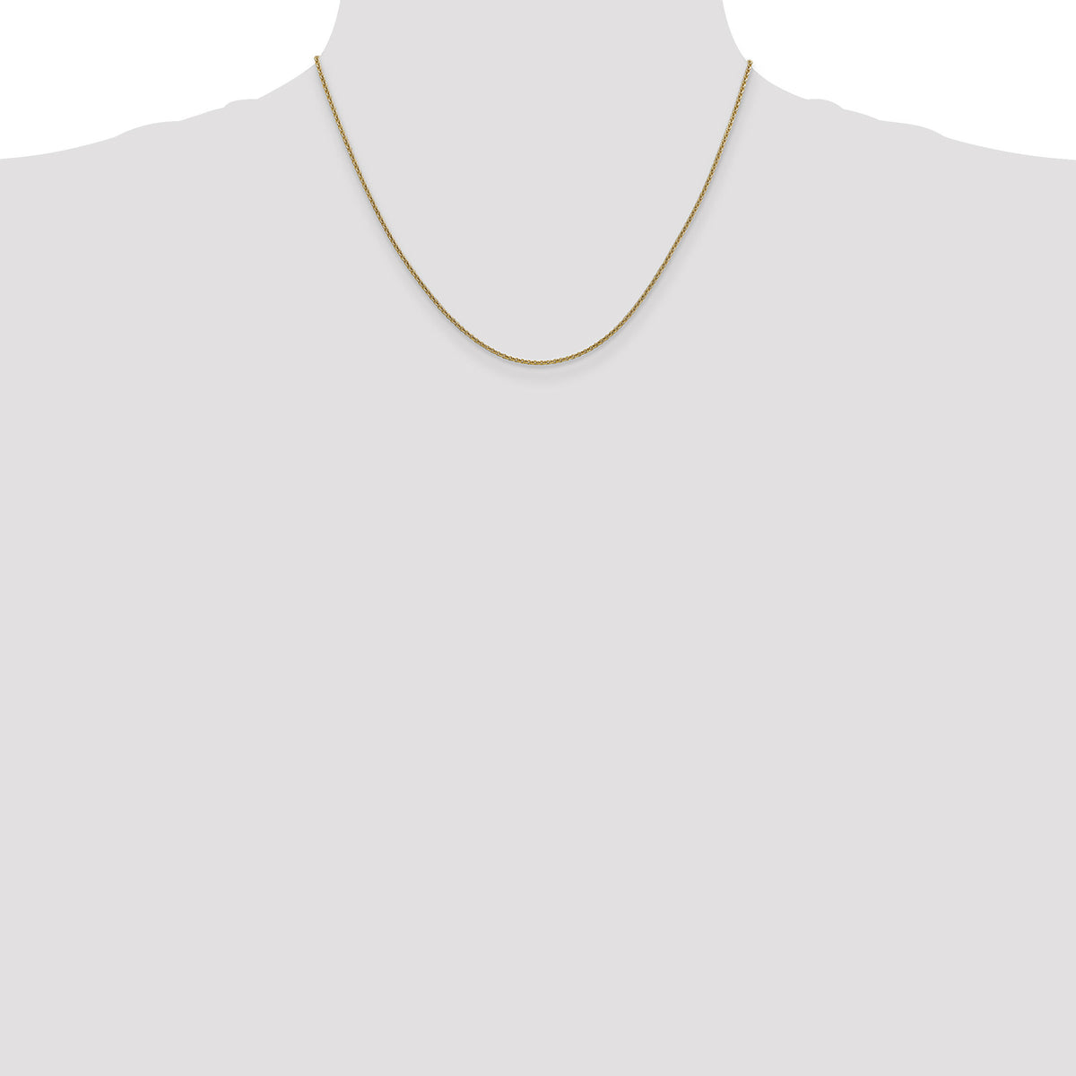 14k 1.4mm Round Open Link Cable Chain-PEN54-18