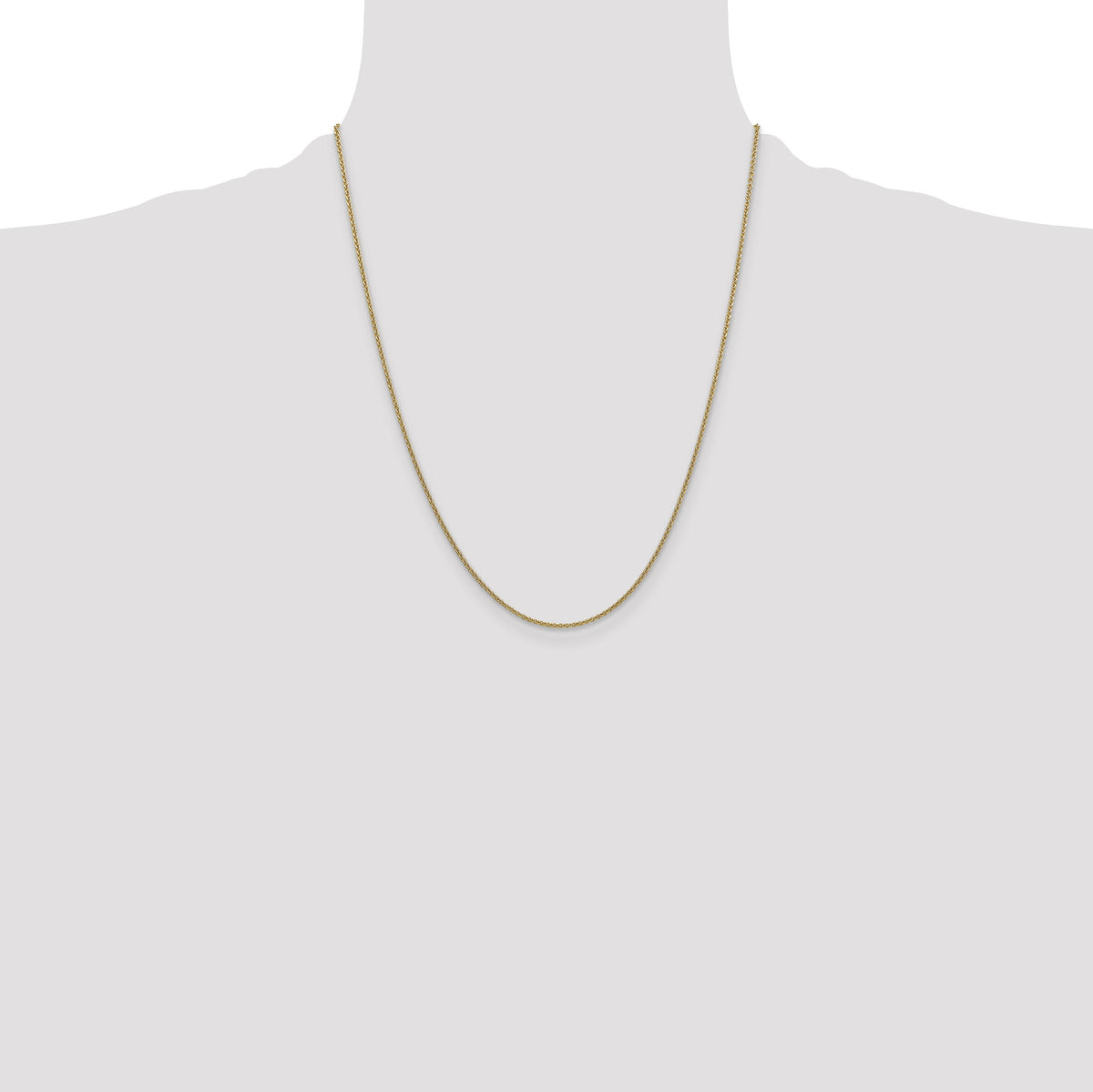 14k 1.4mm Round Open Link Cable Chain-PEN54-22
