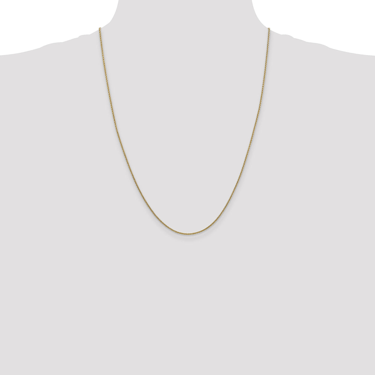 14k 1.4mm Round Open Link Cable Chain-PEN54-24