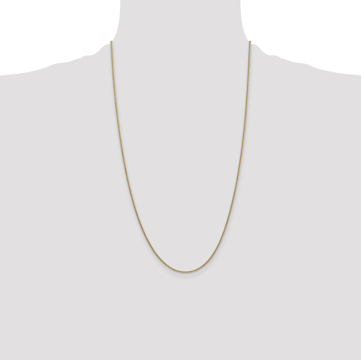 14k 1.4mm Round Open Link Cable Chain-PEN54-26