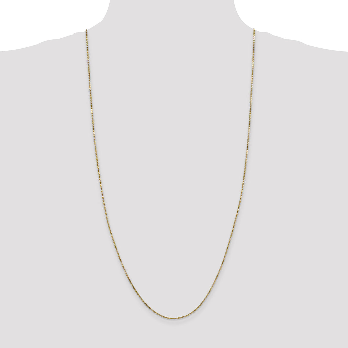 14k 1.4mm Round Open Link Cable Chain-PEN54-30