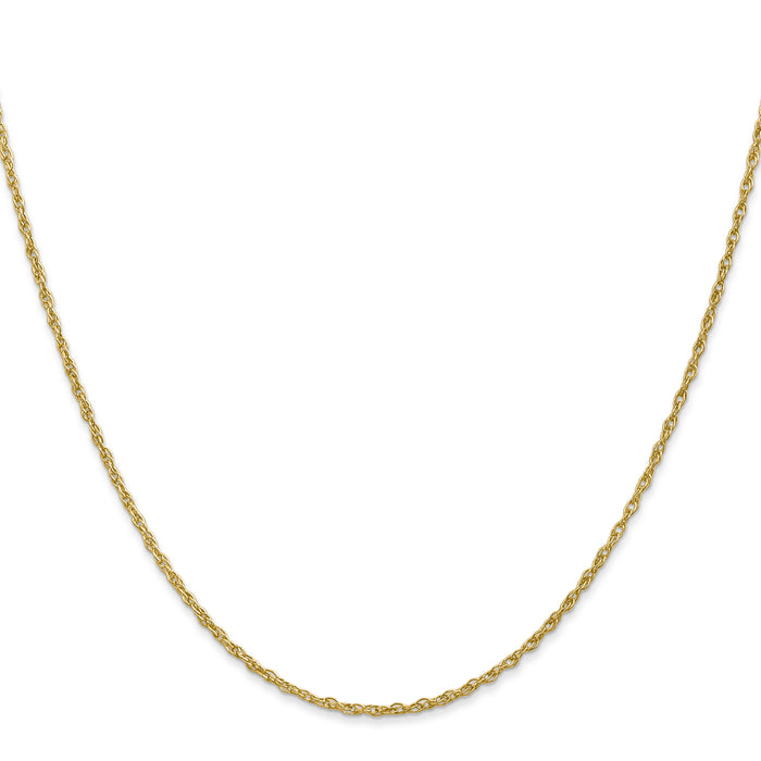 14k 1.3mm Heavy-Baby Rope Chain-PEN6-20