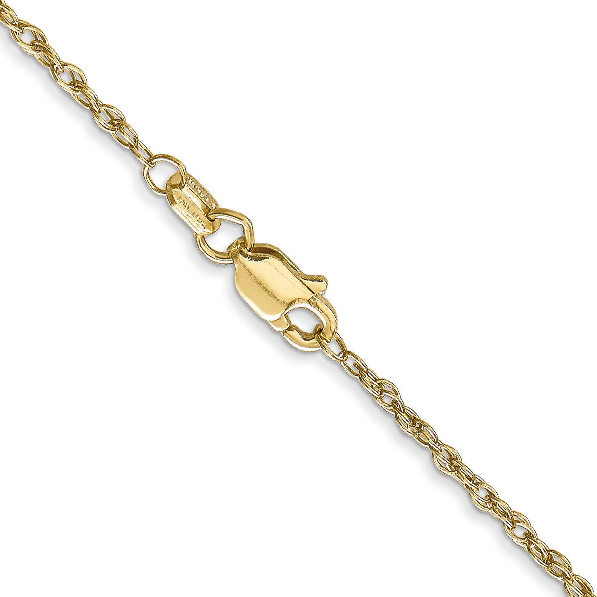 14k 1.3mm Heavy-Baby Rope Chain-PEN6-22