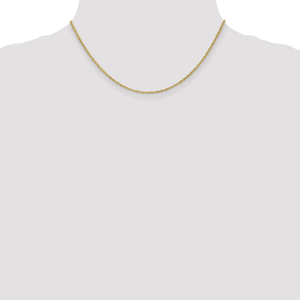 14k 1.3mm Heavy-Baby Rope Chain-PEN6-16