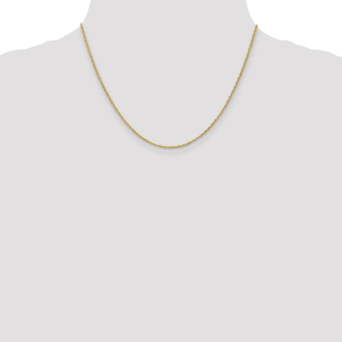 14k 1.3mm Heavy-Baby Rope Chain-PEN6-18