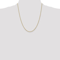 14k 1.3mm Heavy-Baby Rope Chain-PEN6-22