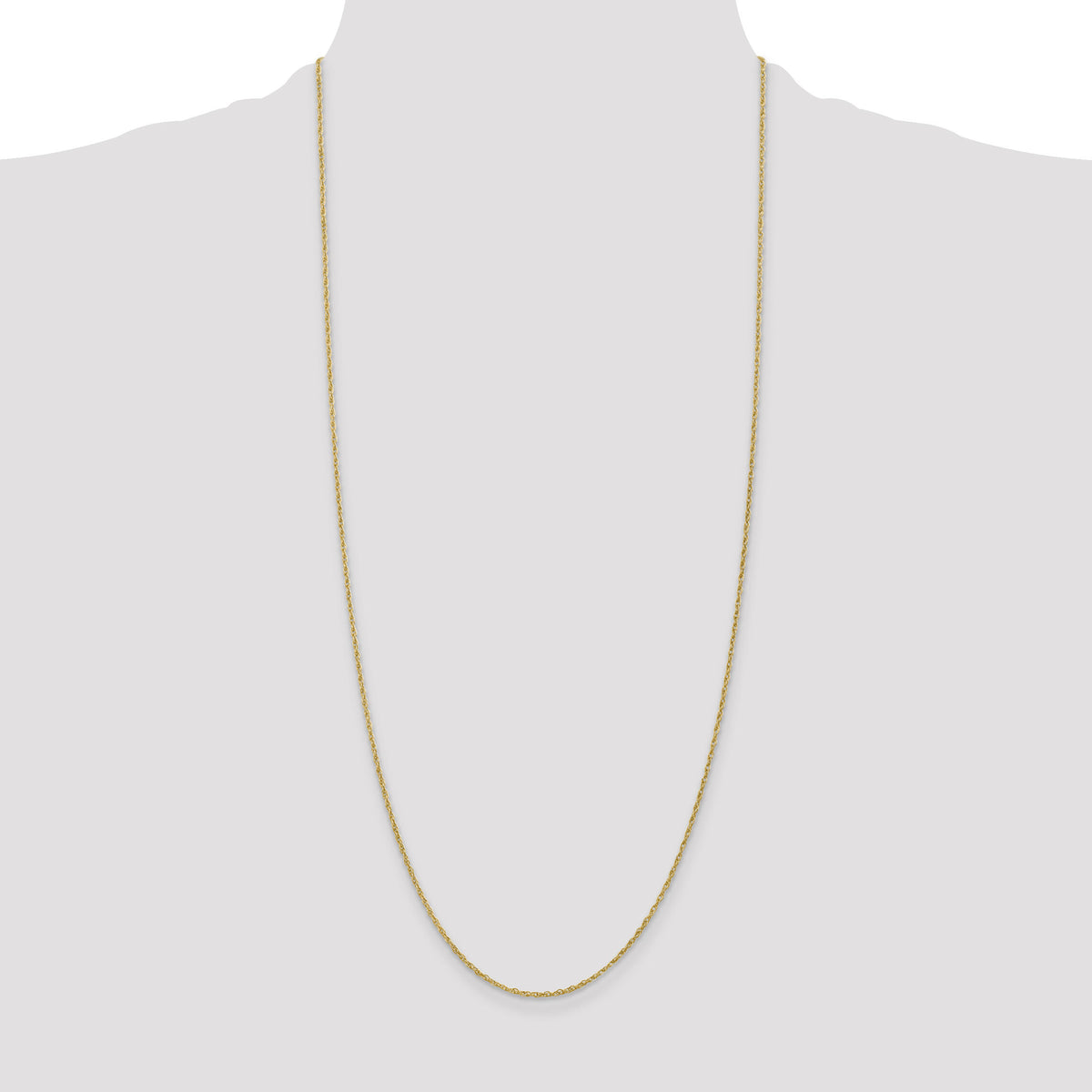 14k 1.3mm Heavy-Baby Rope Chain-PEN6-30