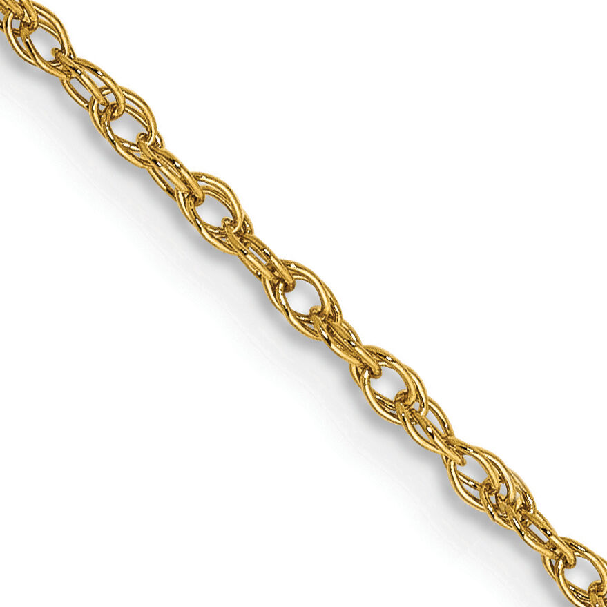 14k 1.3mm Heavy-Baby Rope Chain-PEN6-16
