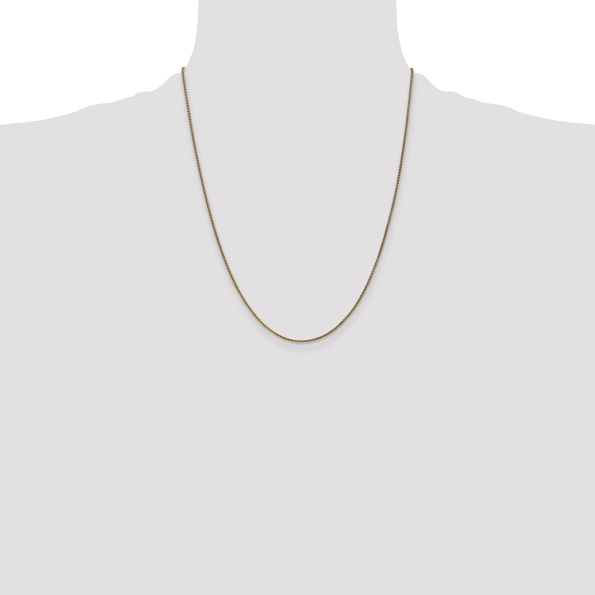 14k 1.25mm D/C Spiga Chain-PEN62-22