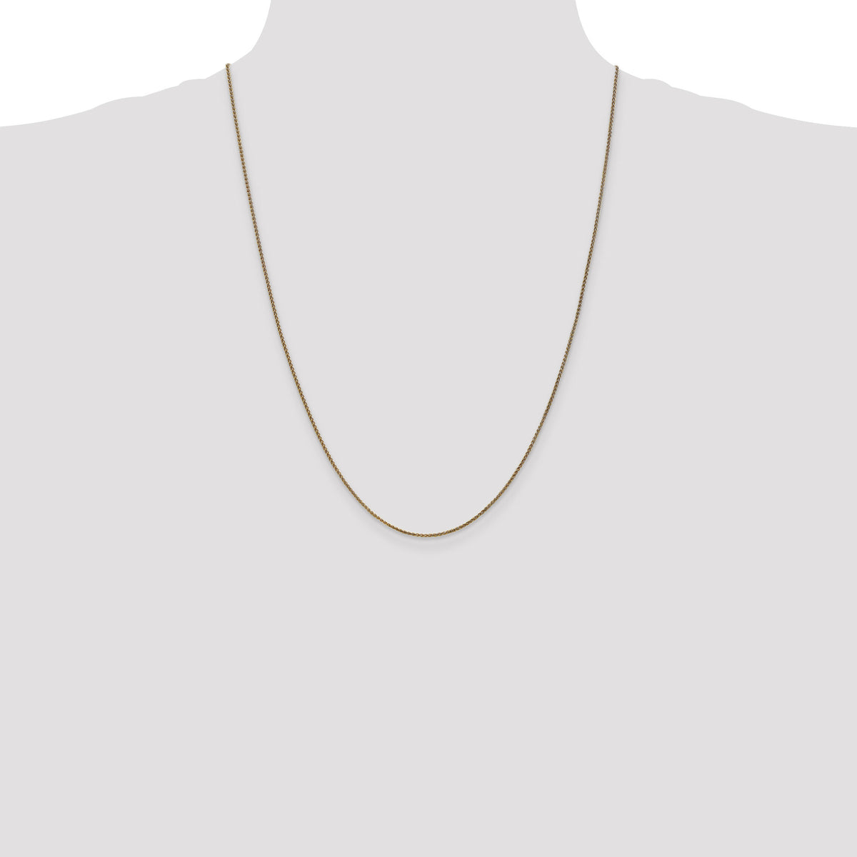 14k 1.25mm D/C Spiga Chain-PEN62-24