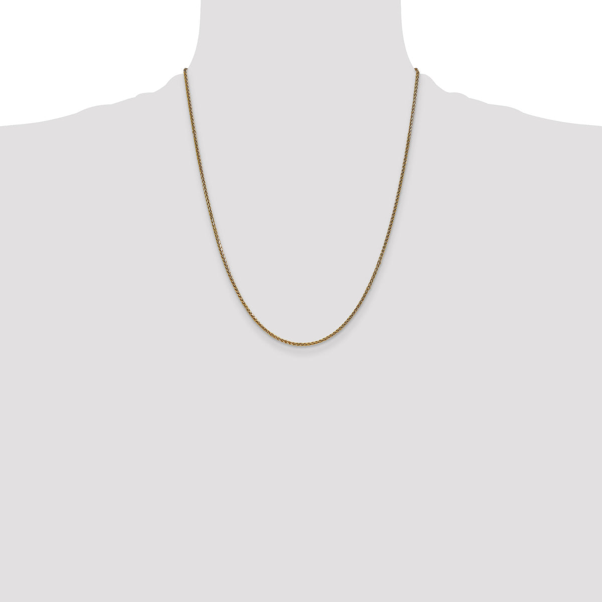 14k 1.7mm D/C Spiga Chain-PEN64-22