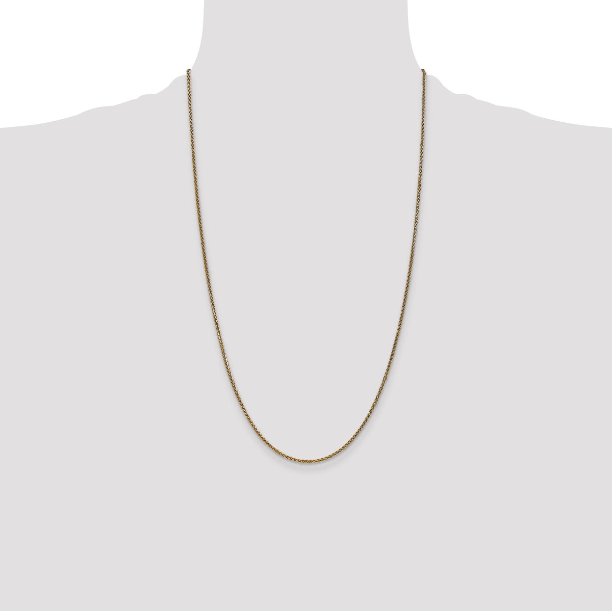 14k 1.7mm D/C Spiga Chain-PEN64-26