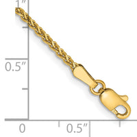 14k 1.7mm D/C Spiga Chain-PEN64-7