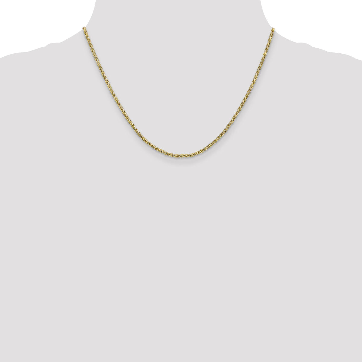 14k 2.25mm Parisian Wheat Chain-PEN66-18