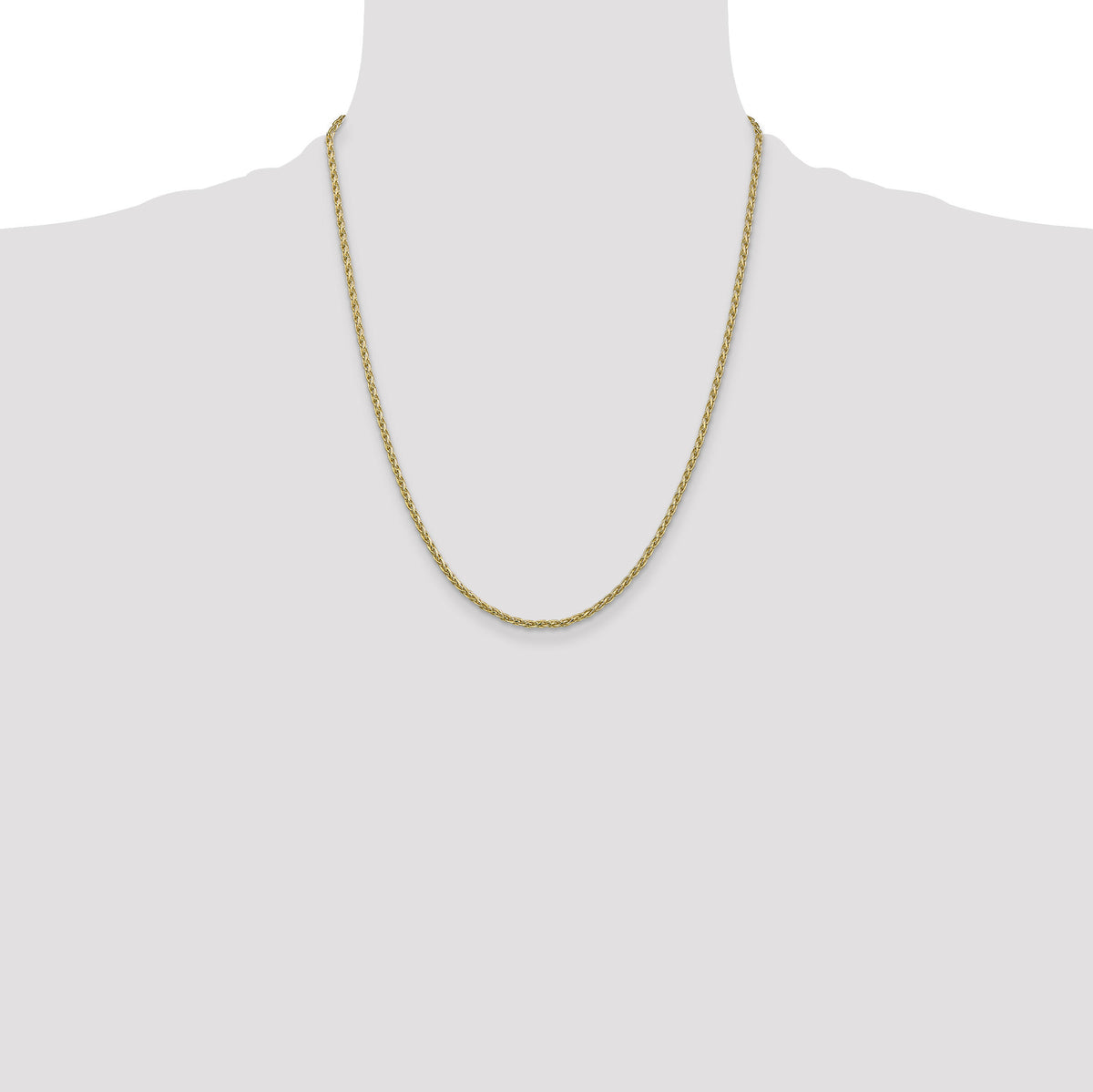 14k 2.25mm Parisian Wheat Chain-PEN66-22
