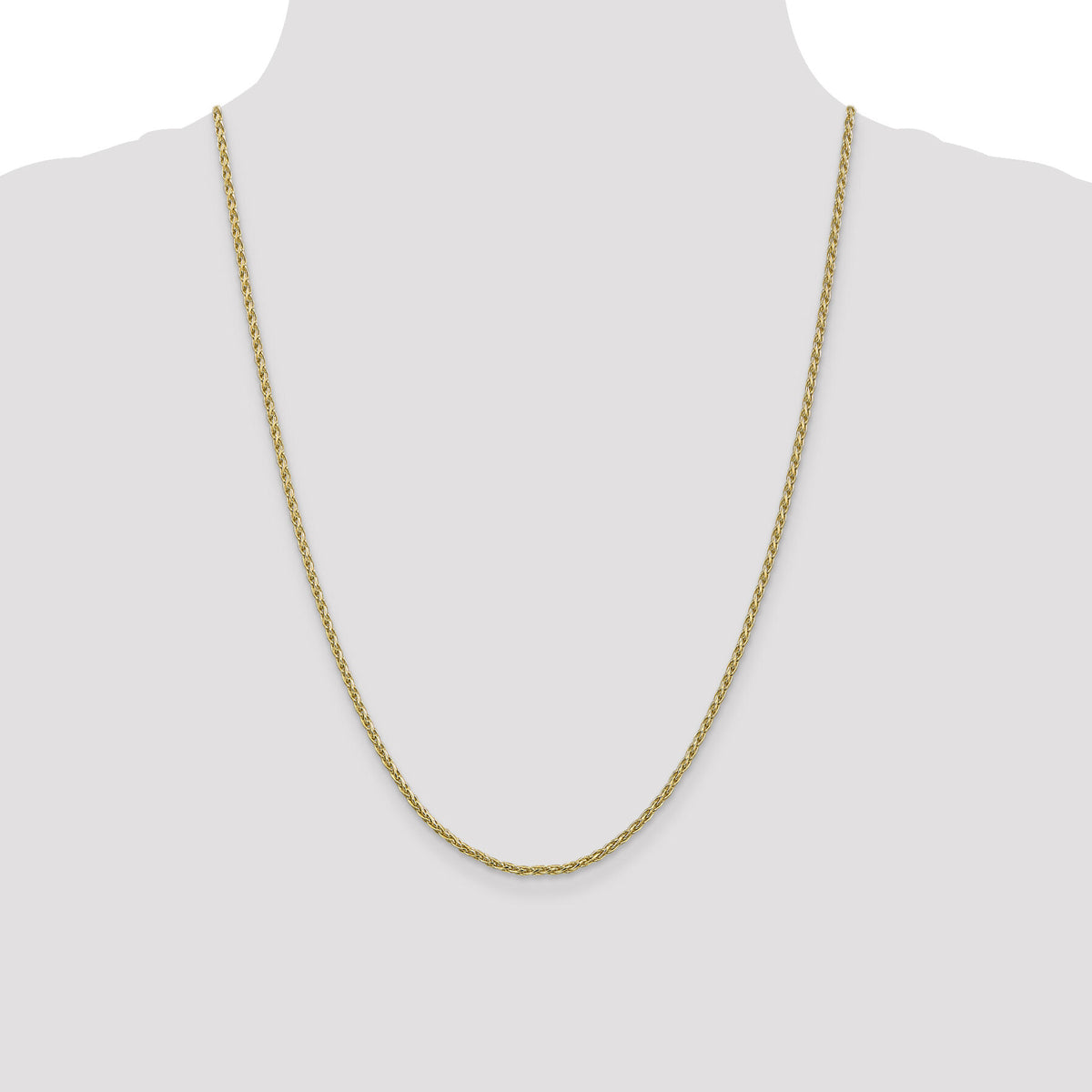 14k 2.25mm Parisian Wheat Chain-PEN66-24
