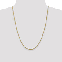14k 2.25mm Parisian Wheat Chain-PEN66-24