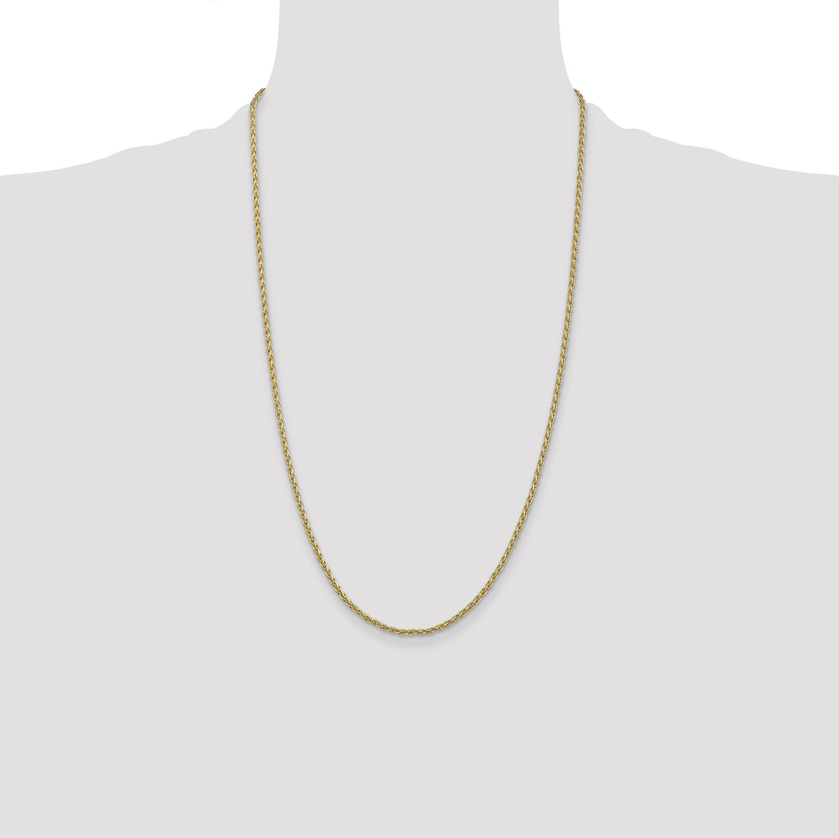 14k 2.25mm Parisian Wheat Chain-PEN66-26