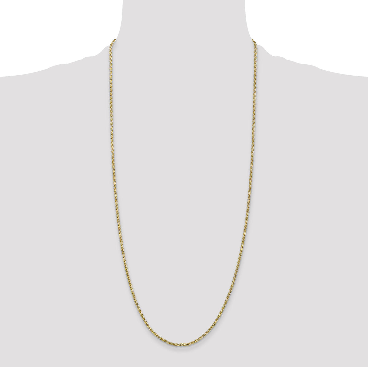 14k 2.25mm Parisian Wheat Chain-PEN66-30