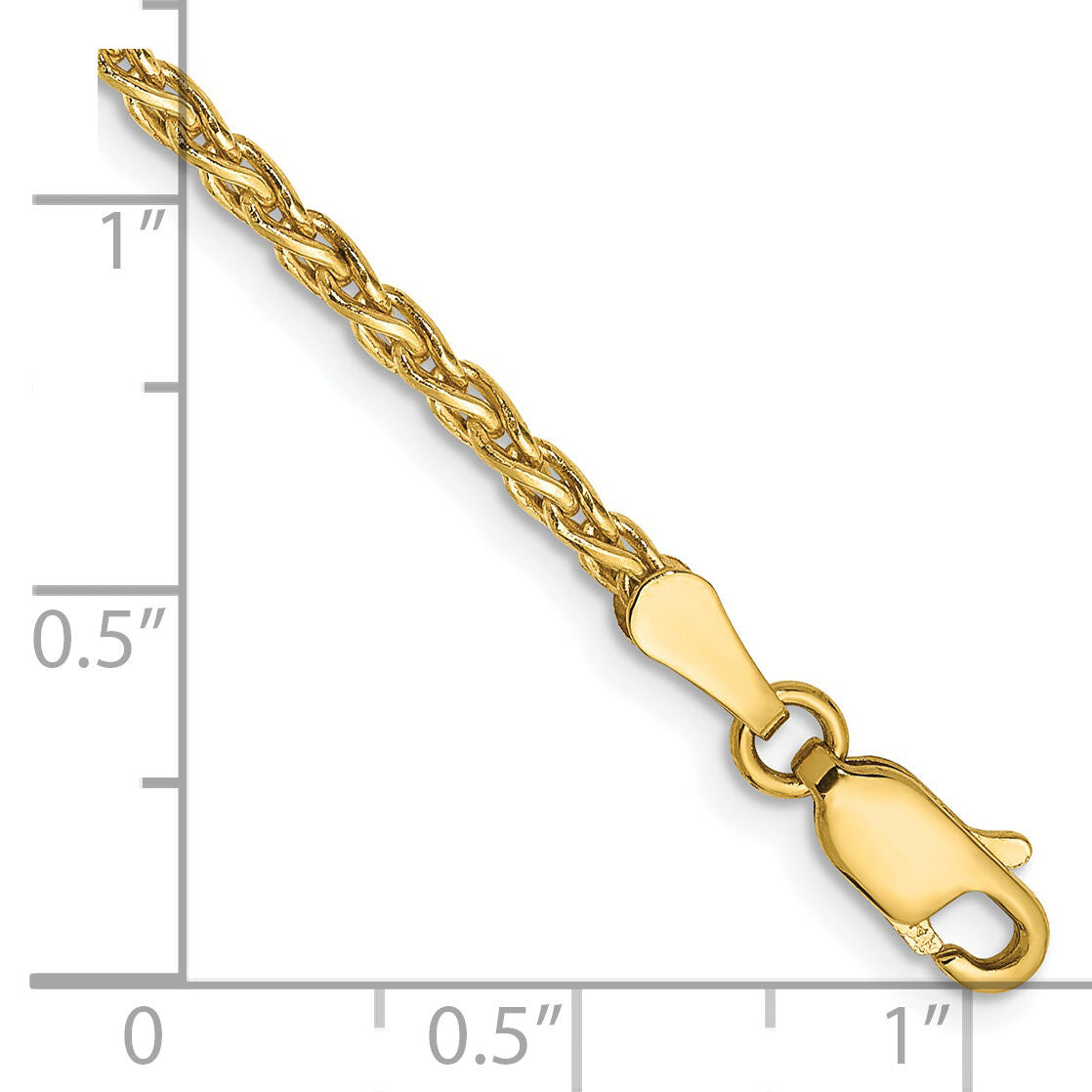 14k 2.25mm Parisian Wheat Chain-PEN66-7