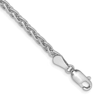 14k White Gold 3mm Parisian Wheat Chain-PEN73-7