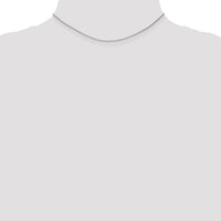 14k White Gold 1mm Round Open Link Cable Chain-PEN74-14