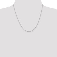 14k White Gold .9mm Cable with Lobster Clasp Chain-PEN75L-20