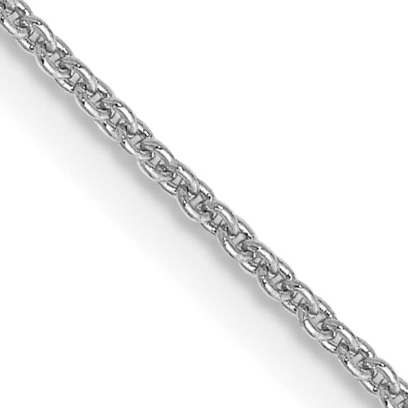 14k White Gold .9mm Cable with Lobster Clasp Chain-PEN75L-24