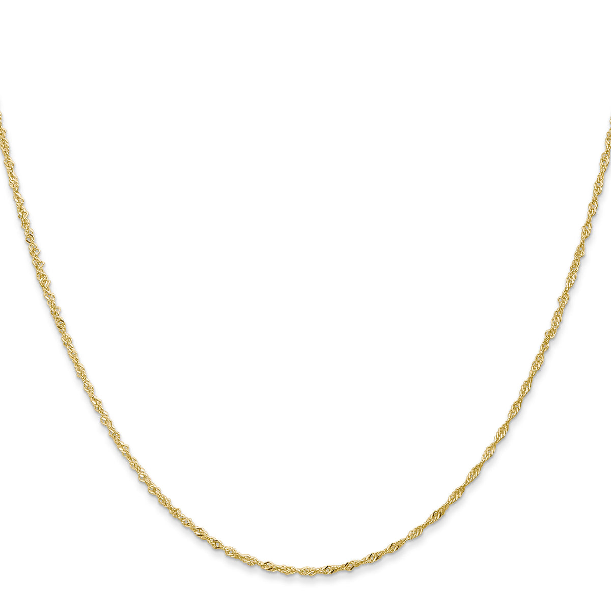 14k 1.10mm Singapore Chain-PEN9-24