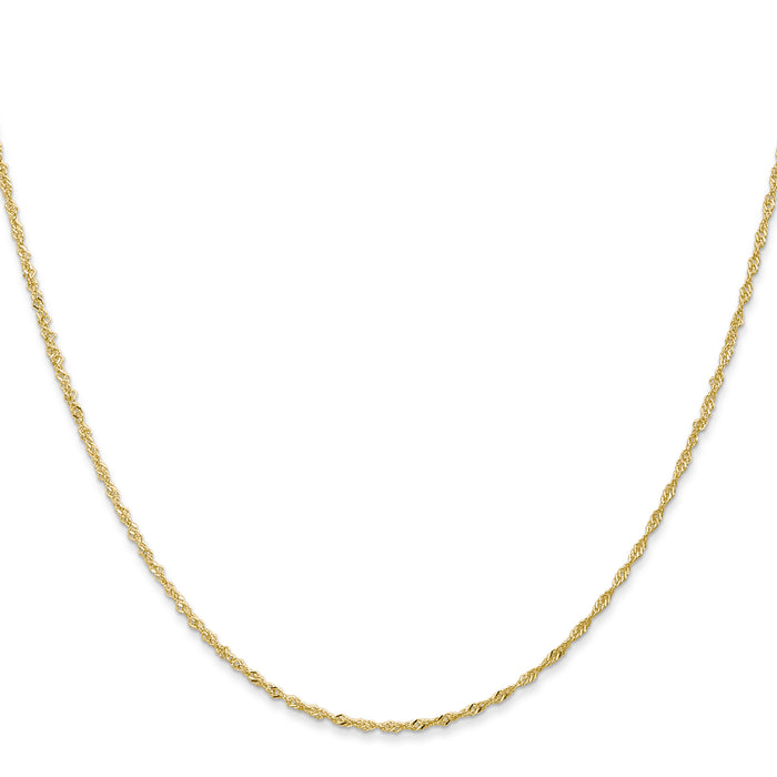 14k 1.10mm Singapore Chain-PEN9-24