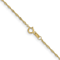 14k 1.10mm Singapore Chain-PEN9-22