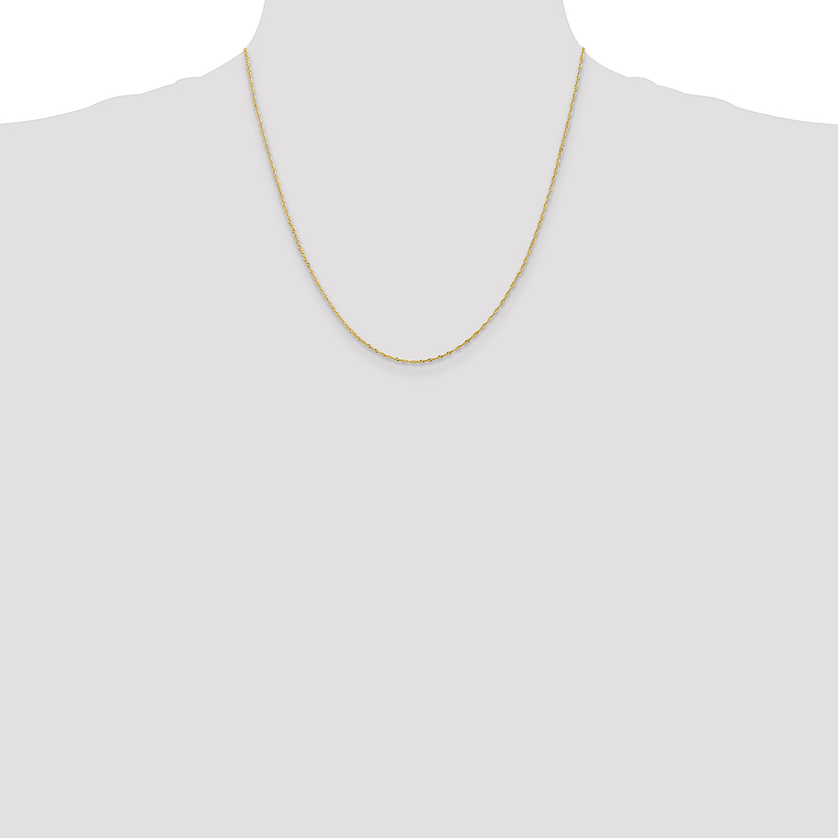 14k 1.10mm Singapore Chain-PEN9-20