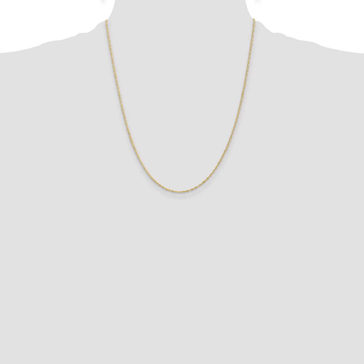 14k 1.10mm Singapore Chain-PEN9-22