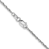 14k WG 1.3mm Heavy-Baby Rope Chain-PEN90-16