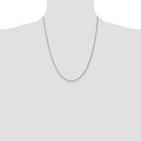 14k WG 1.3mm Heavy-Baby Rope Chain-PEN90-22
