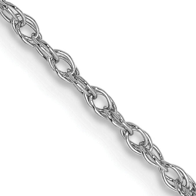 14k WG 1.3mm Heavy-Baby Rope Chain-PEN90-26