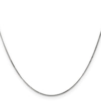 14k White Gold .9mm Curb Pendant Chain-PEN99-18