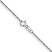 14k White Gold .9mm Curb Pendant Chain-PEN99-20