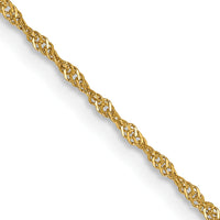 14k 1.10mm Singapore Chain-PEN9-30