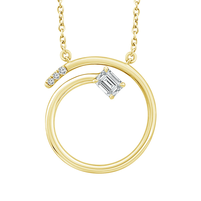 Diamond Fashion Pendant 0.25 ct tw 10k Yellow Gold-PF10019A34Y0