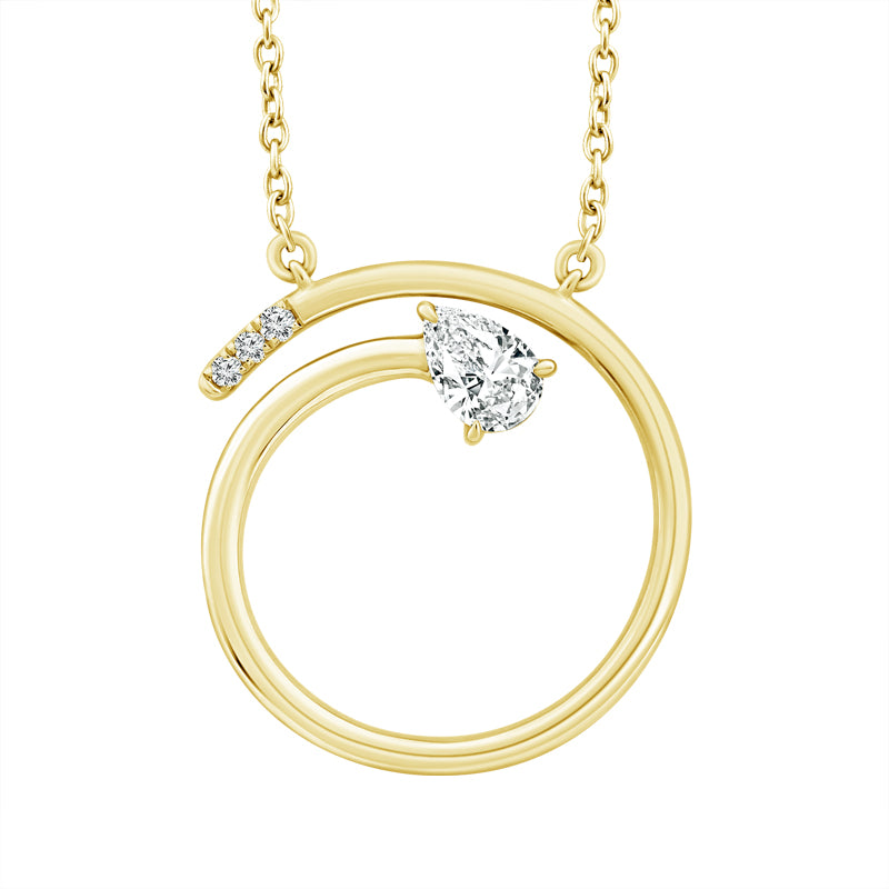 Diamond Fashion Pendant 0.25 ct tw 10k Yellow Gold-PF10021A44Y0