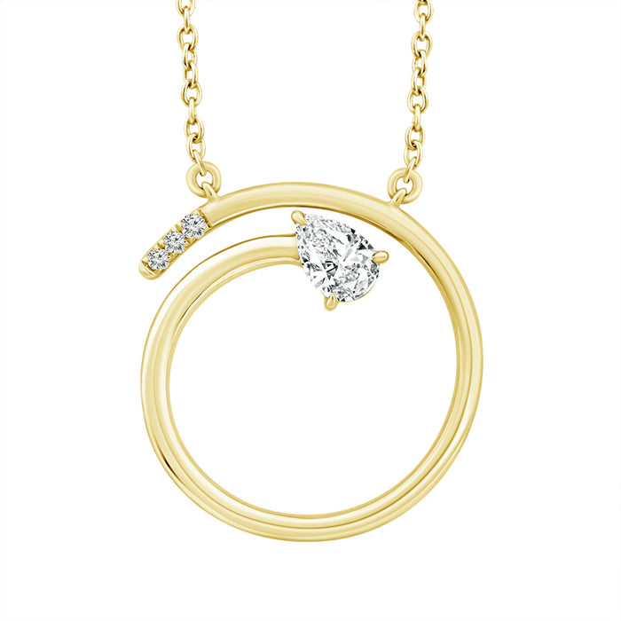 Diamond Fashion Pendant 0.25 ct tw 10k Yellow Gold-PF10021A44Y0