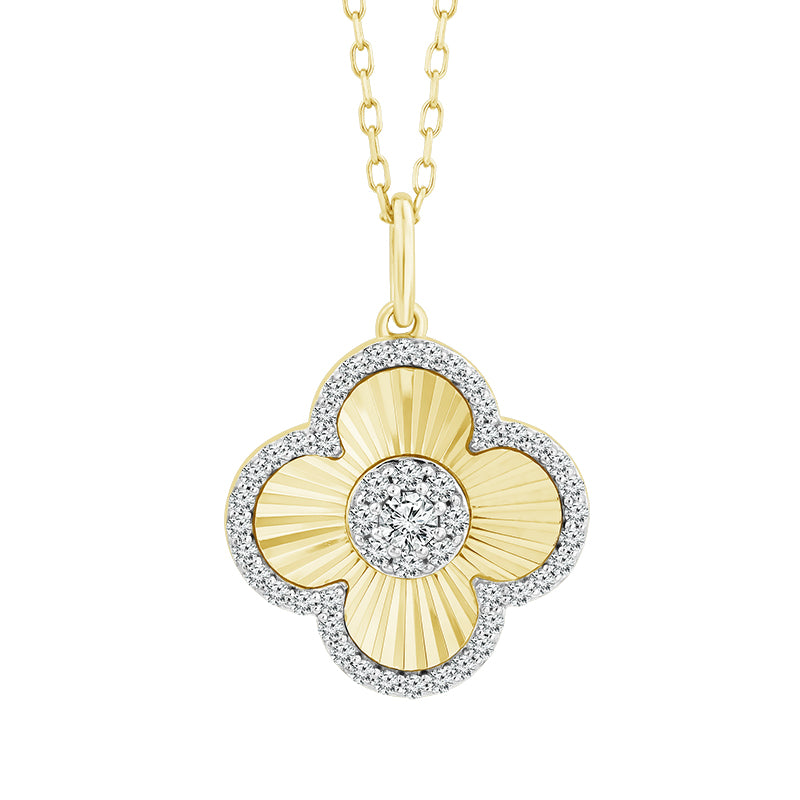 Diamond Fashion Pendant 0.25 ct tw 10k Yellow Gold-PF10154A78Y0