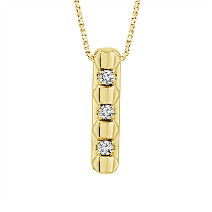 Diamond Fashion Pendant 0.03 ct tw 10k Yellow Gold-PF10289A78Y0