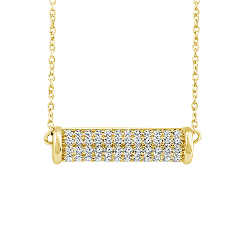 Diamond Fashion Pendant 0.25 ct tw 10k Yellow Gold-PF10292A78Y0